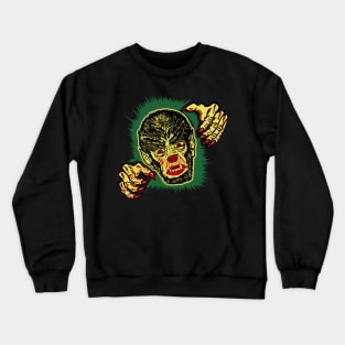 Vintage wolfman/werewolf halloween art Crewneck Sweatshirt